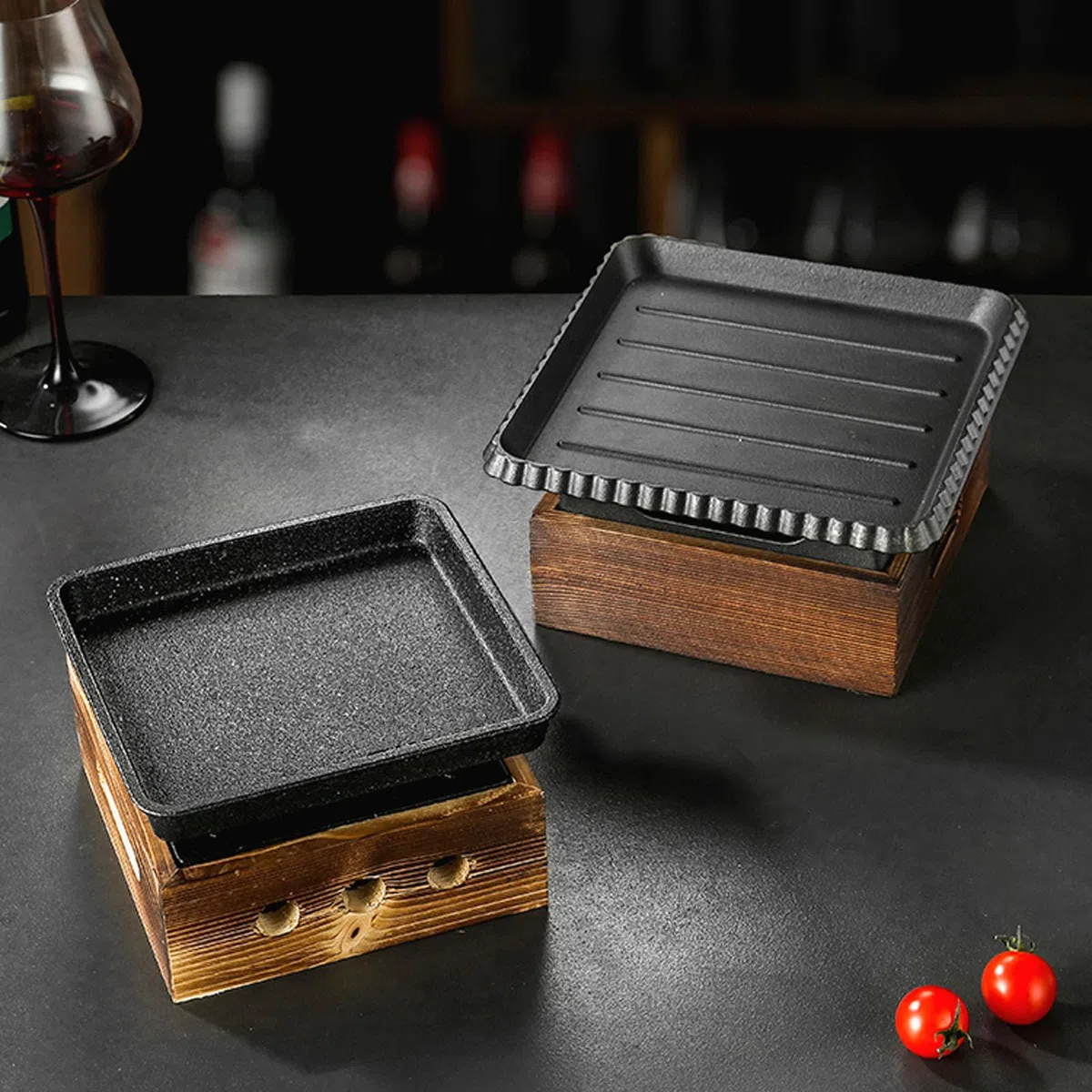 Barbecue portatile – Griglia a carbone coreana giapponese da tavolo per interni e campeggio, forno compatto per barbecue all'aperto, perfetto per riunioni di famiglia e feste