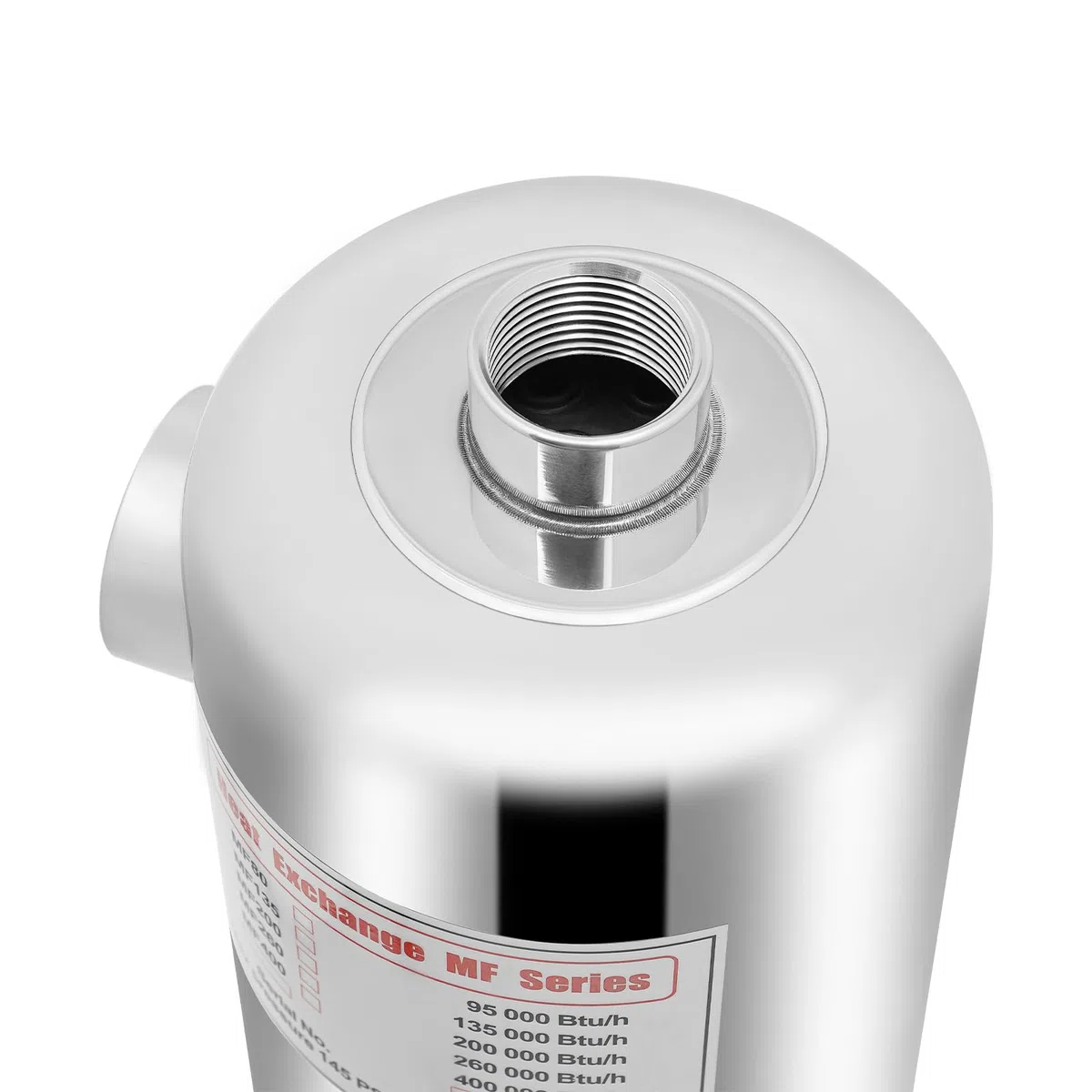 Scambiatore di calore per piscine, 480 x 134 mm, in acciaio inox, per acqua salata e acqua dolce, riscaldamento rapido, facile da installare
