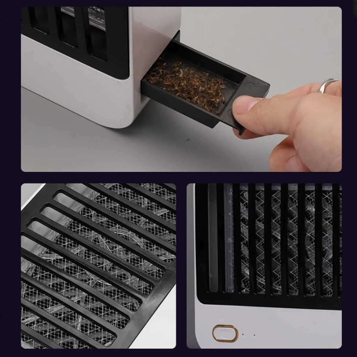 Bug Zapper, lampada portatile antizanzare, antizanzare elettrico montato a parete per interni/esterni, controllo fisico silenzioso delle zanzare