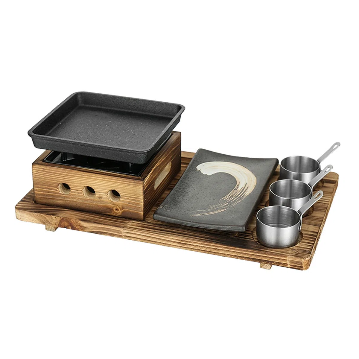 Barbecue portatile – Griglia a carbone coreana giapponese da tavolo per interni e campeggio, forno compatto per barbecue all'aperto, perfetto per riunioni di famiglia e feste