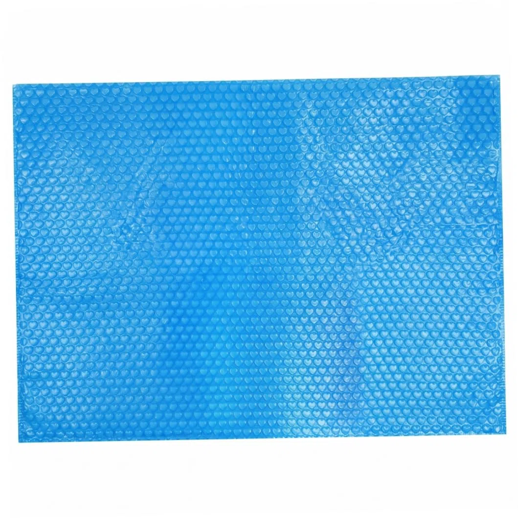 Copertura solare per piscina, copertura per piscina a bolle facile da installare, blu, 87x59 pollici