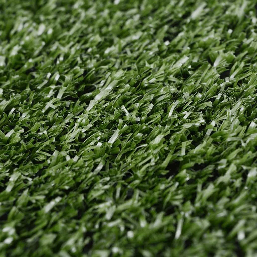 Prato sintetico 7-9 mm, altezza del pelo 1 x 8 m, colore verde, materiale PP, resistente ai raggi UV, base flessibile, ideale per giardino, terrazza, area animali domestici, facile da pulire
