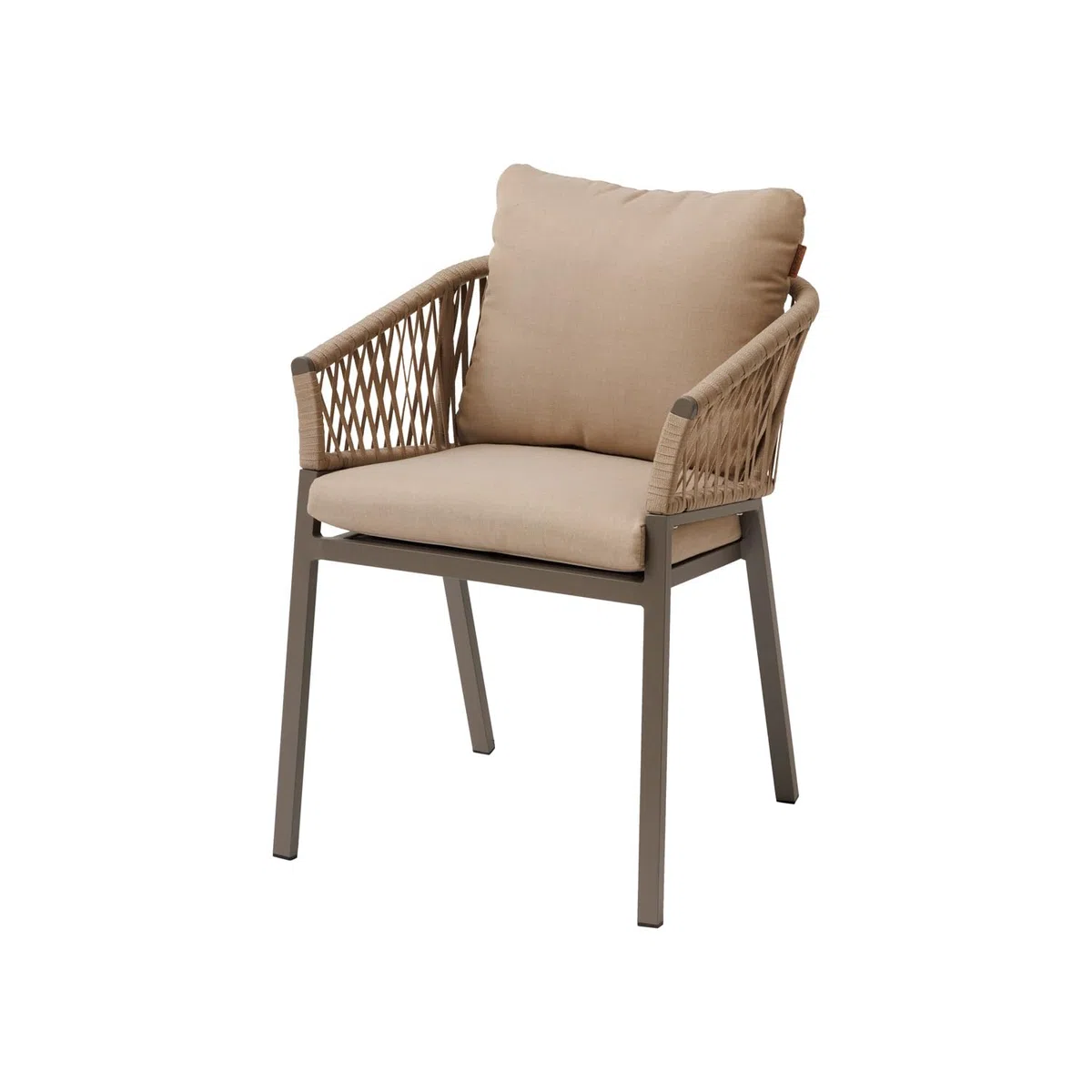KASANOVA HESPERIDE Sedia da giardino con braccioli Oriengo beige beige